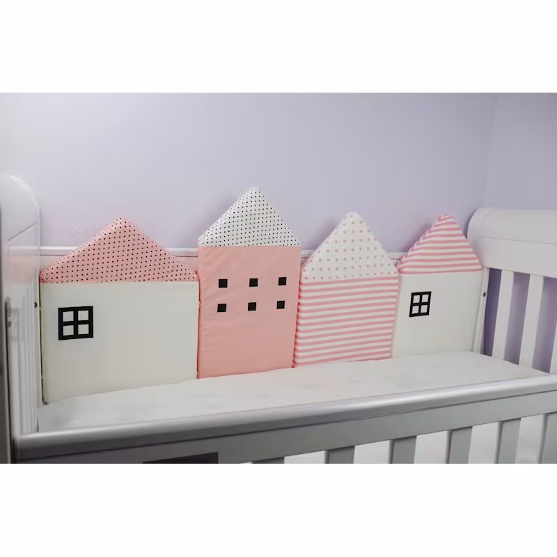 Crib Protection Fence Bed Fence Bed Bar Removable And Washable Children's Room