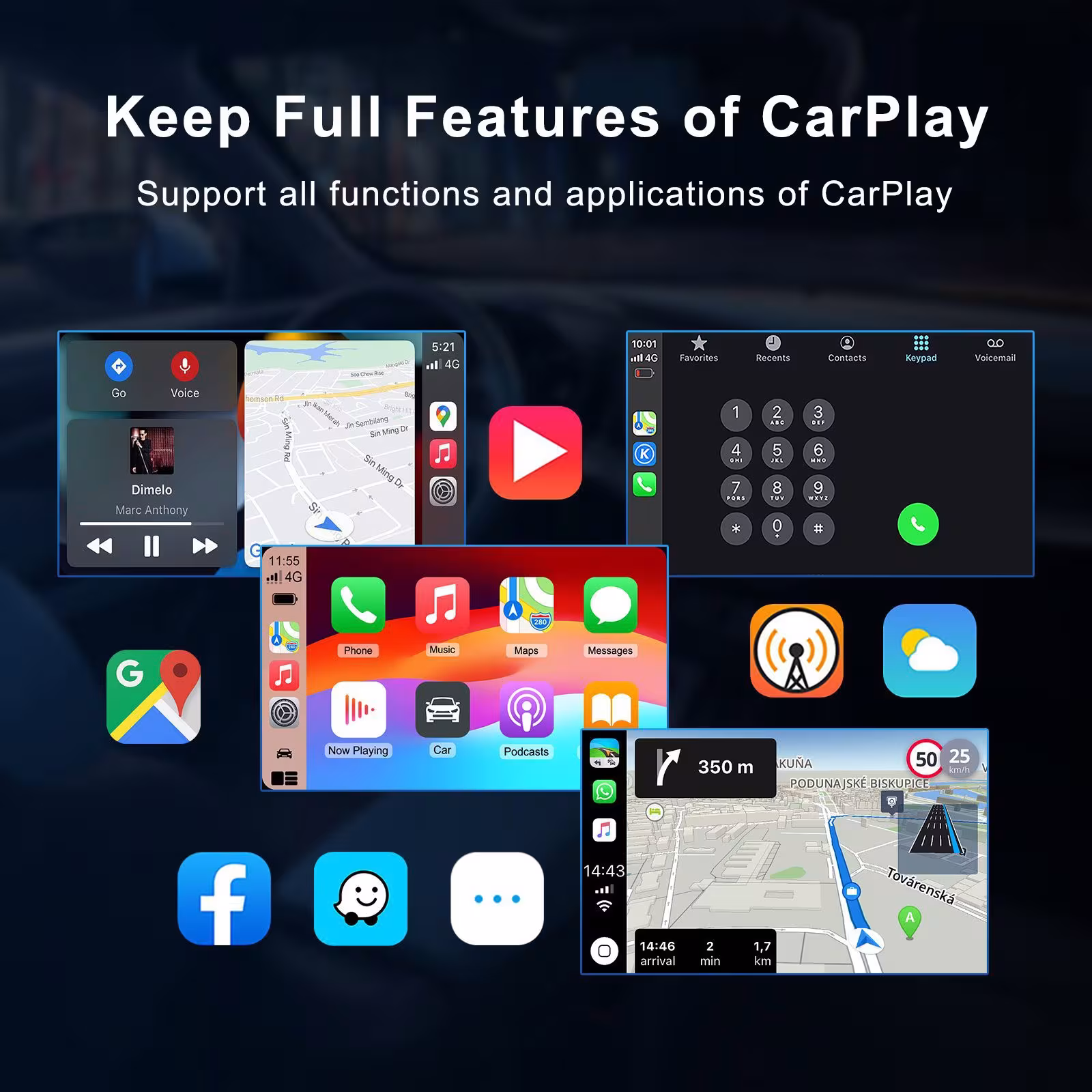 Carplay Box Module Original Car Wired To Wireless Private Model Real Upgrade Wireless Projector