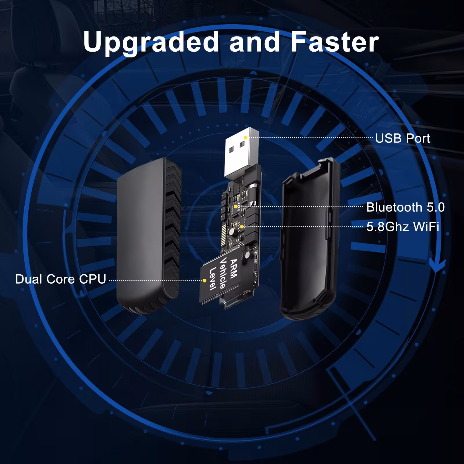 Carplay Box Module Original Car Wired To Wireless Private Model Real Upgrade Wireless Projector