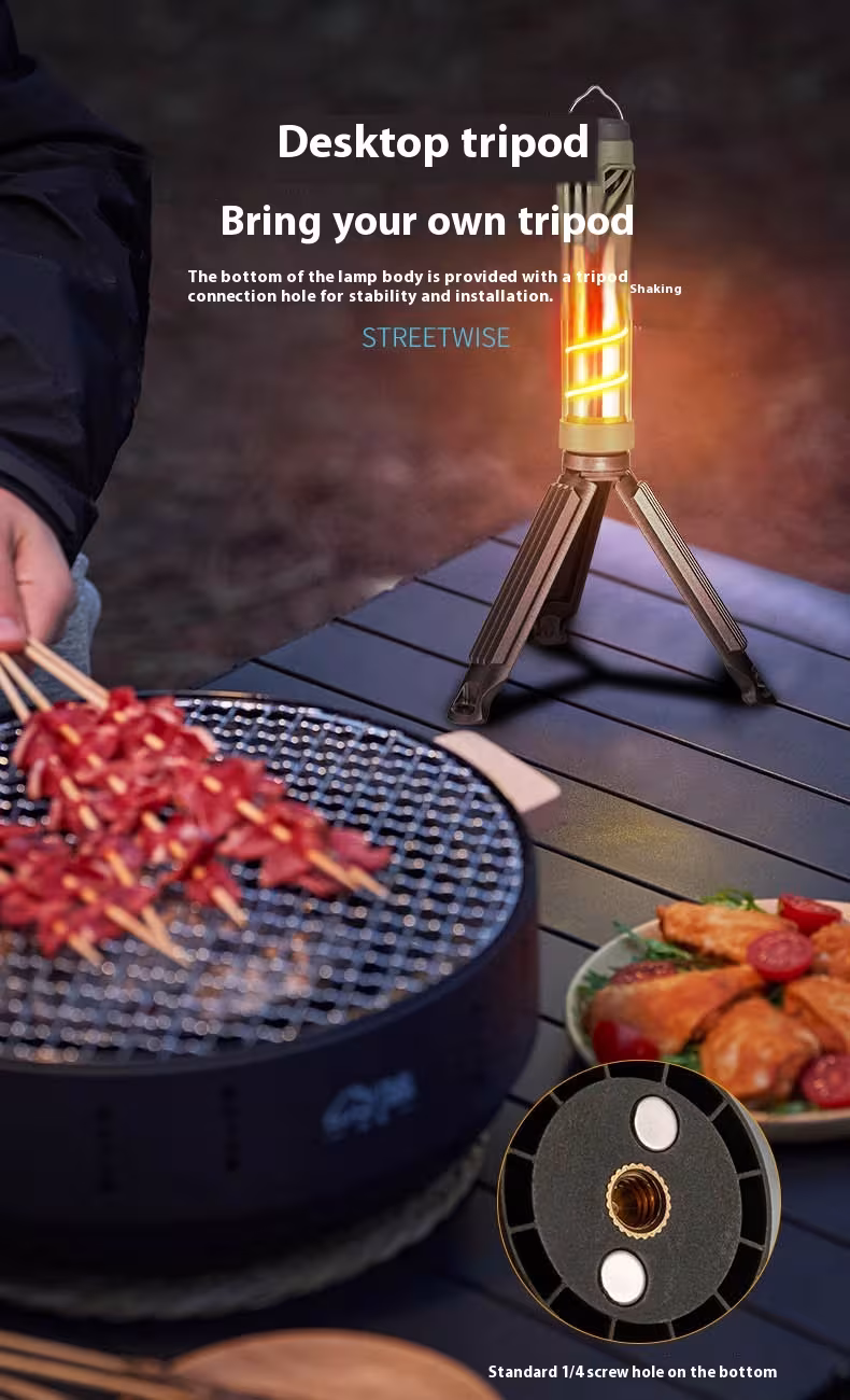Outdoor Mosquito Killing Lamp Power Torch Long Battery Life Camping Lantern