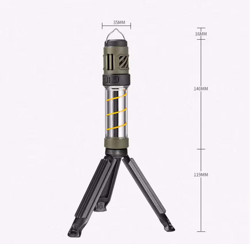Outdoor Mosquito Killing Lamp Power Torch Long Battery Life Camping Lantern