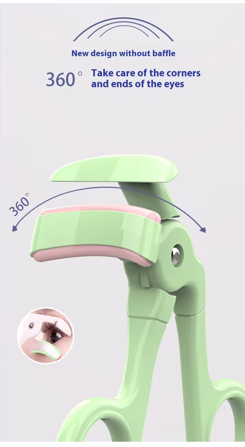 Wide Angle Eyelash Curler Portable Eyelash Curling Clip