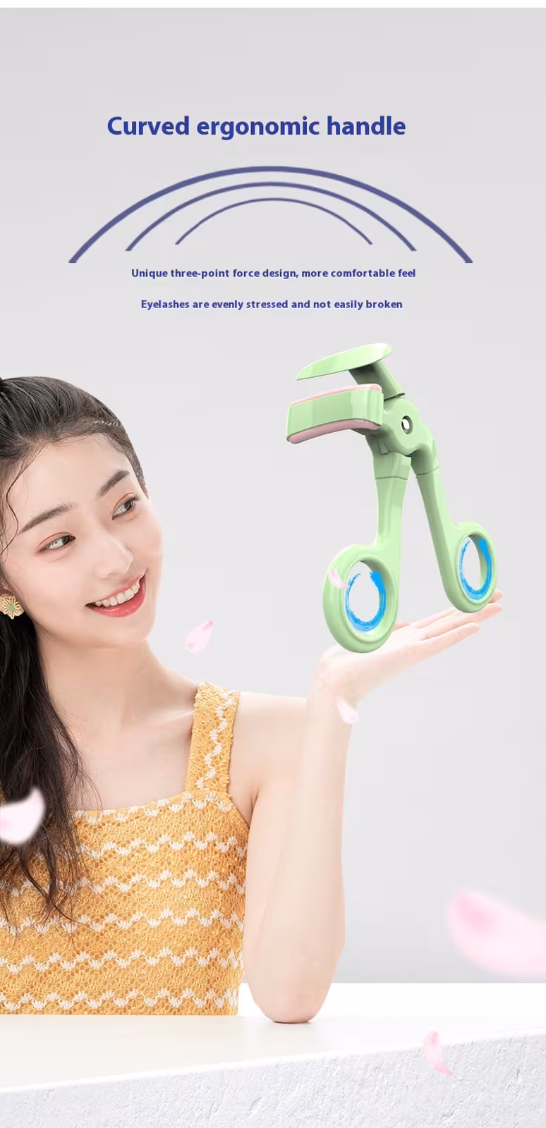 Wide Angle Eyelash Curler Portable Eyelash Curling Clip