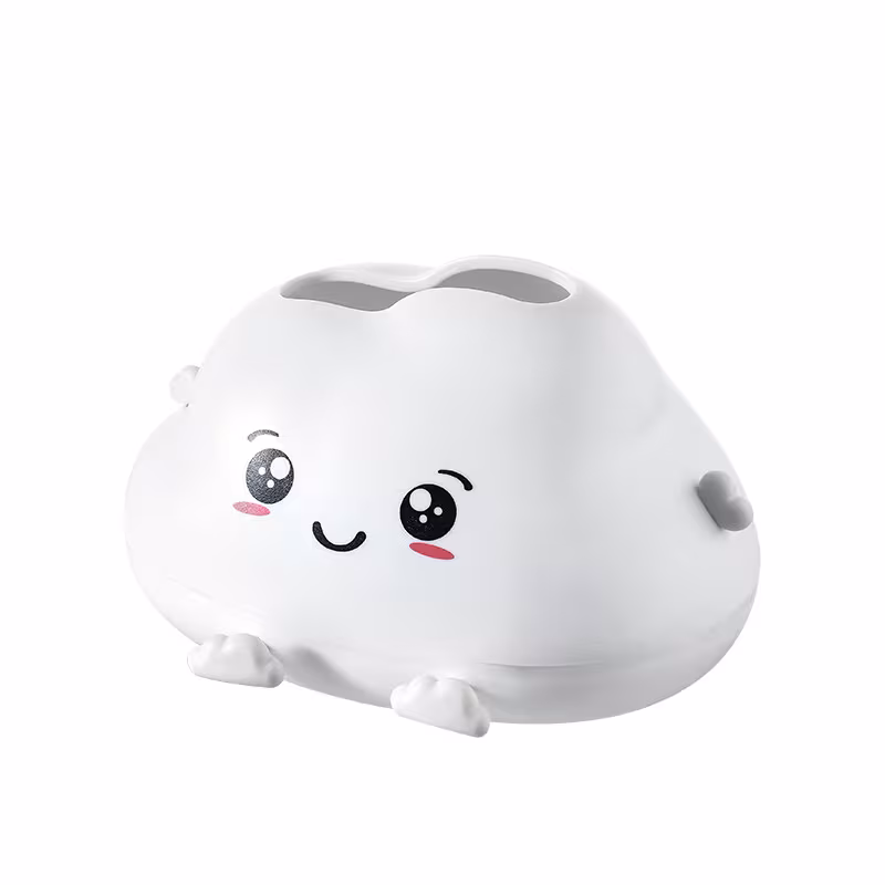 Creative Cartoon Clouds Plastic Paper Napping Box Cute Desktop Tissue Box