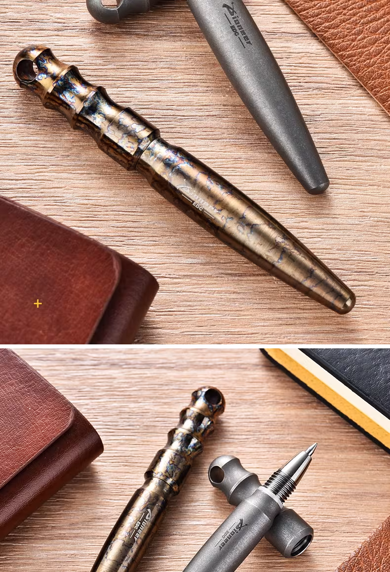 Titanium Alloy Portable EDC Tactical Pen Mini Self-defense