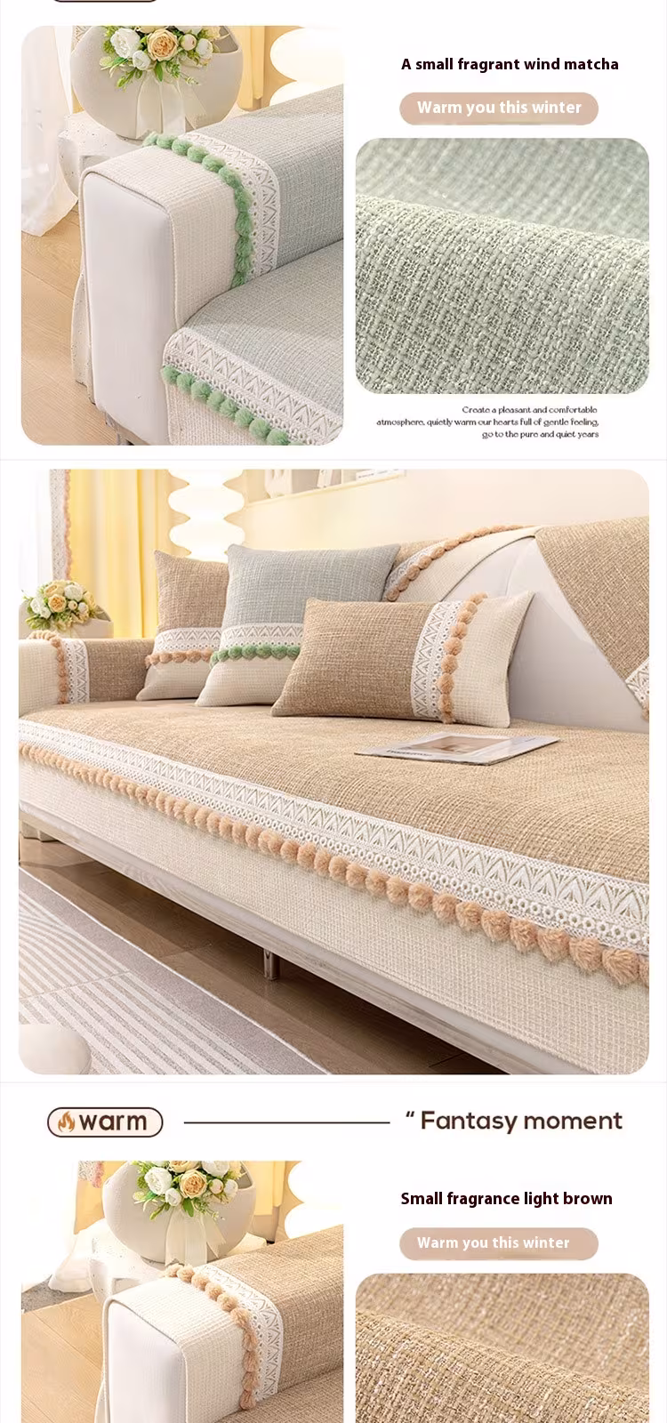 Sofa Cushion Four Seasons Universal Stain-resistant Non-slip