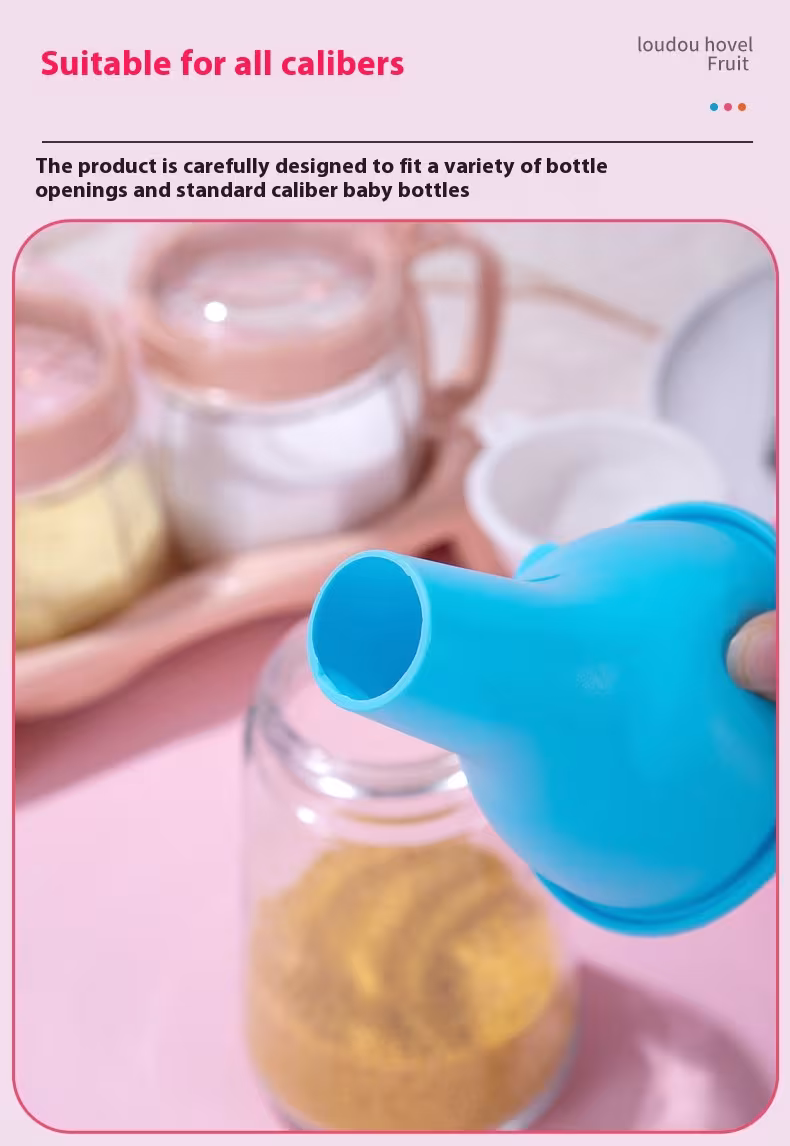 Silicone Funnel Kitchen Oil Pouring Points Small Size Wide Mouth Large Diameter