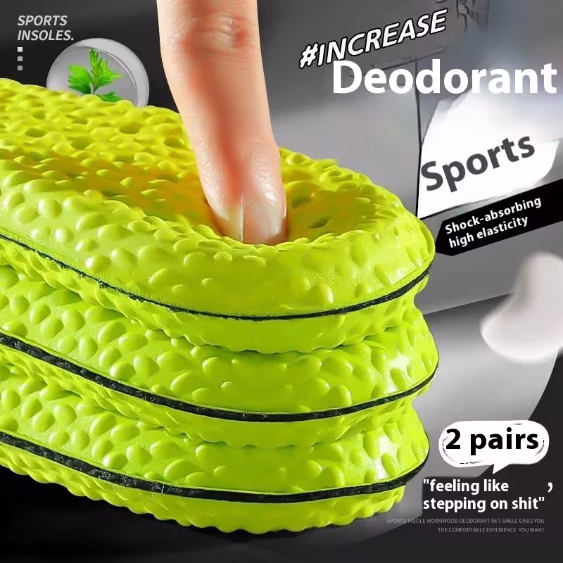 Sweat-absorbent Breathable Deodorant Shock-absorbing Sports Insole