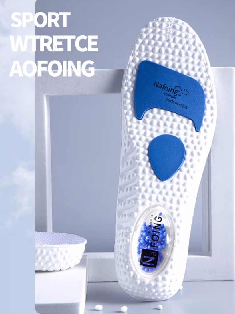 Men's Popcorn Shock Absorbing Air Cushion Sports Insole