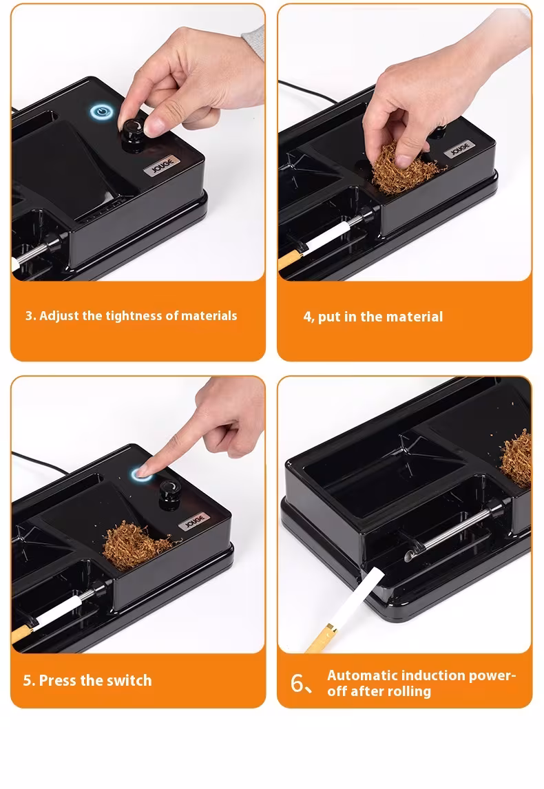 Electric Thickness Dual-purpose Automatic Cigarette Rolling Machine
