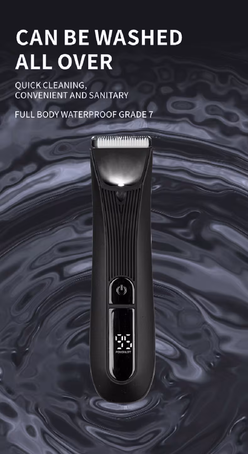 Body Hair Trimmer Men's Electric Body Washable Lady Shaver