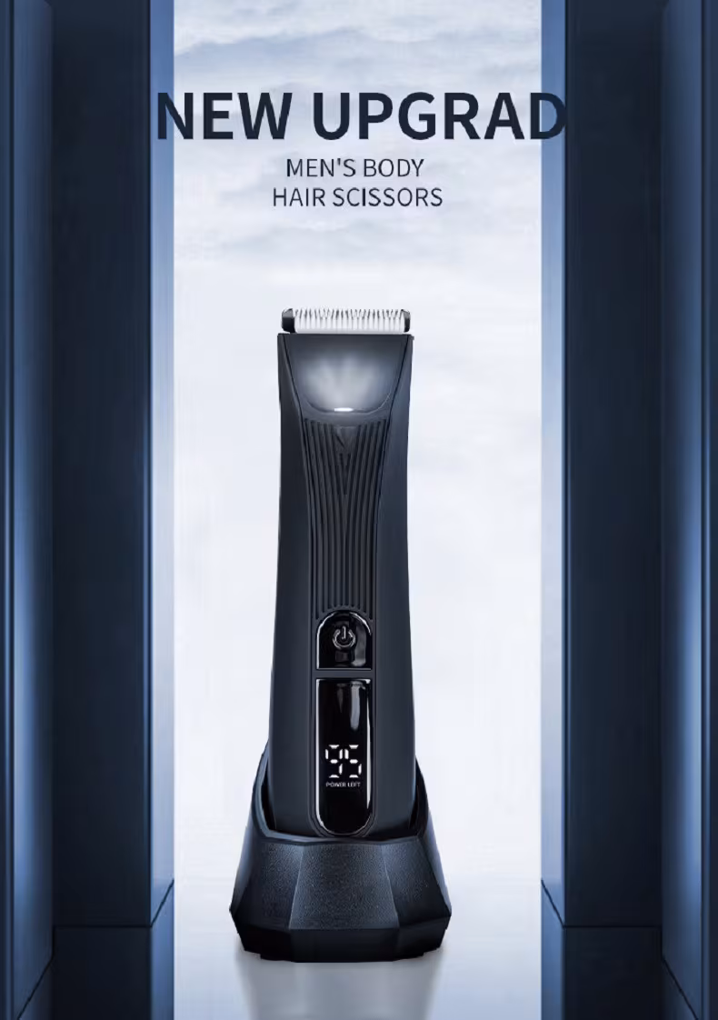 Body Hair Trimmer Men's Electric Body Washable Lady Shaver