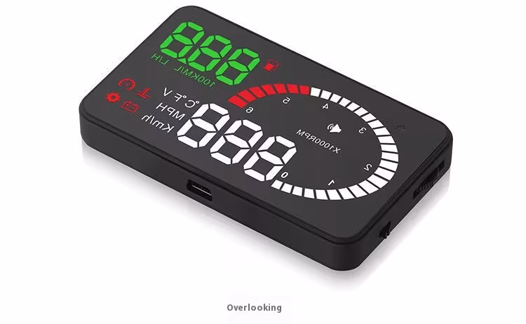 Car Mounted HUD Head Up Display Fuel Consumption Voltage Projector