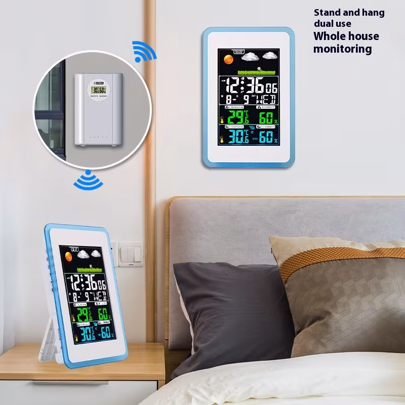 433MHZ Wireless Transmission Color Display Weather Forecast Bell