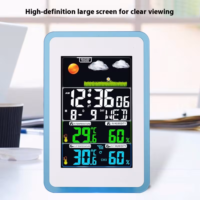 433MHZ Wireless Transmission Color Display Weather Forecast Bell