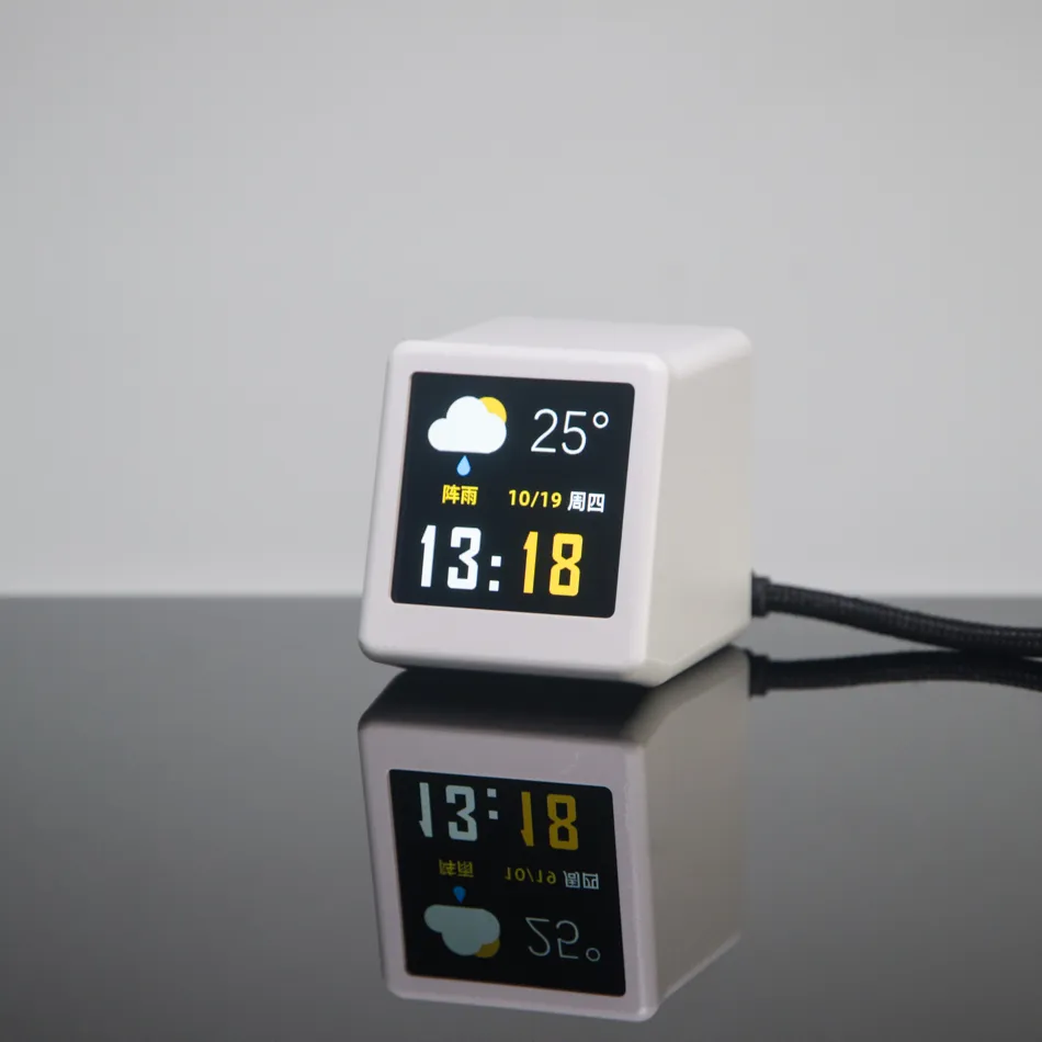 Weather Alarm Clock Color Screen Temperature And Humidity Weather Station