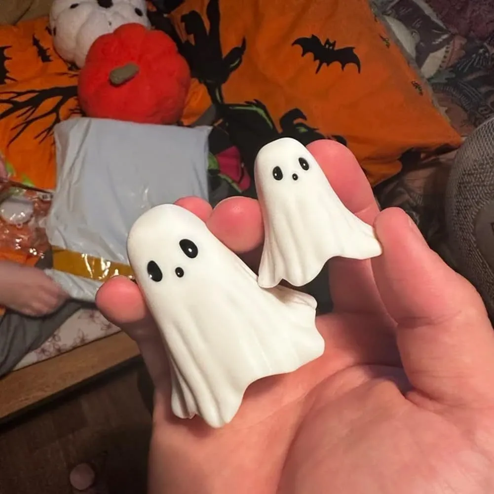 Multi-Functional Ghost Statues Cute Ghosts Small Horror Ghosts Halloween Home Decorations Coffee Table Centerpieces Shelf Decorations