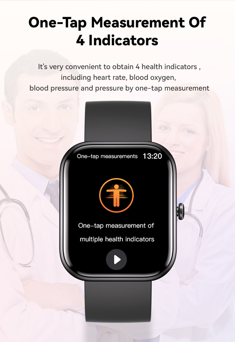 Smart Watch Heart Rate Blood Oxygen Health Monitoring Sports Watch