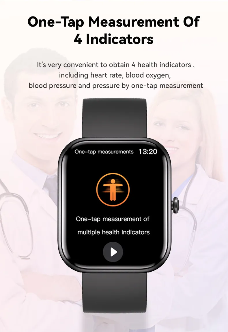 Smart Watch Heart Rate Blood Oxygen Health Monitoring Sports Watch