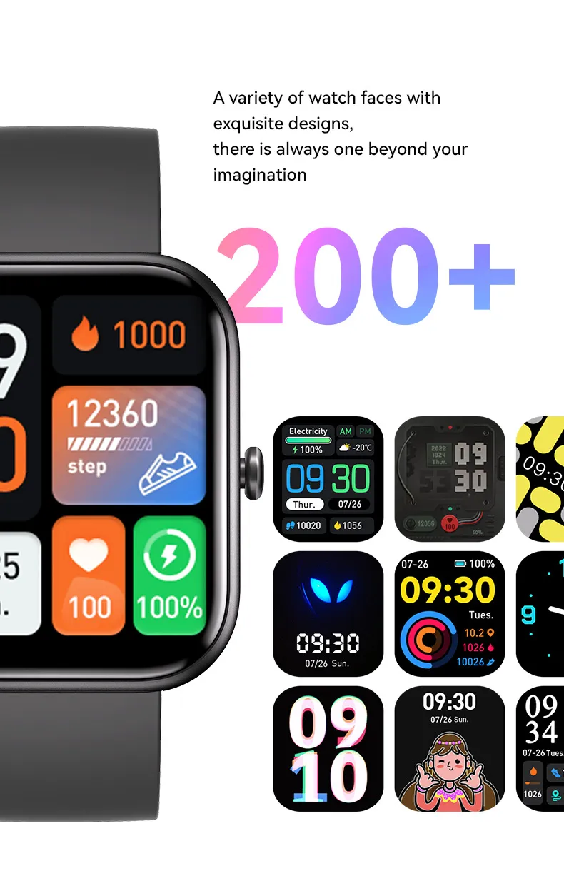 Smart Watch Heart Rate Blood Oxygen Health Monitoring Sports Watch