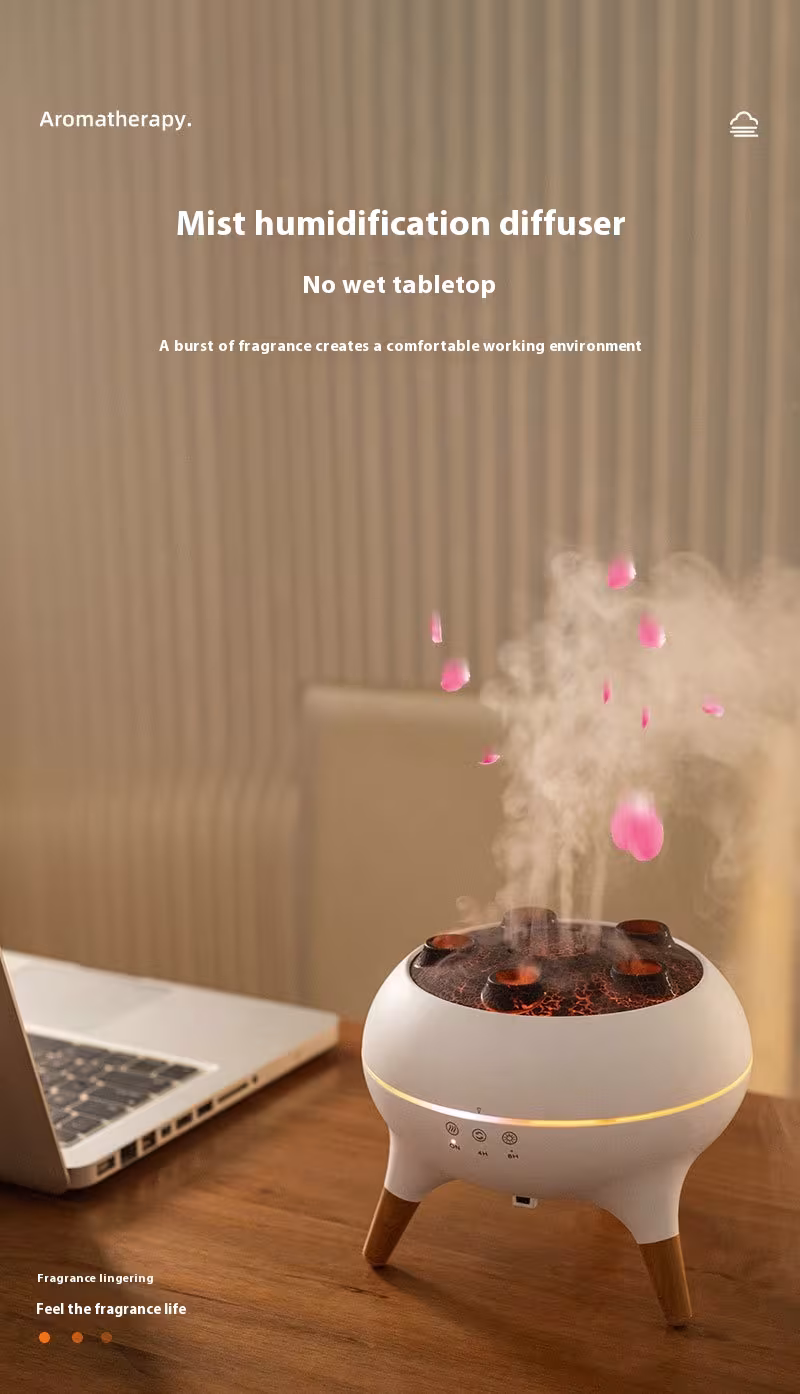 Household Intelligent Jellyfish Ultrasonic Air Humidifier Ultrasonic Porous Atomization Timing Remote Control Humidifier Aroma Diffuser