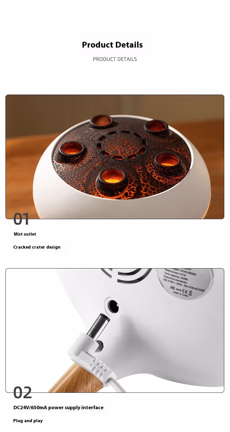 Household Intelligent Jellyfish Ultrasonic Air Humidifier Ultrasonic Porous Atomization Timing Remote Control Humidifier Aroma Diffuser