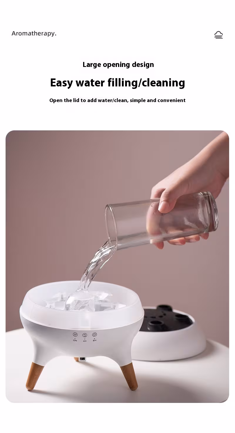 Household Intelligent Jellyfish Ultrasonic Air Humidifier Ultrasonic Porous Atomization Timing Remote Control Humidifier Aroma Diffuser