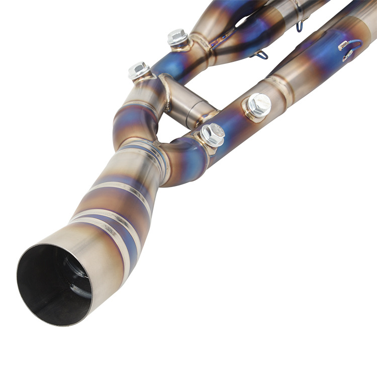 Torch Suitable For Motorcycle Sports Car S1000RR Titanium Alloy Front S1000R Modified Exhaust Pipe