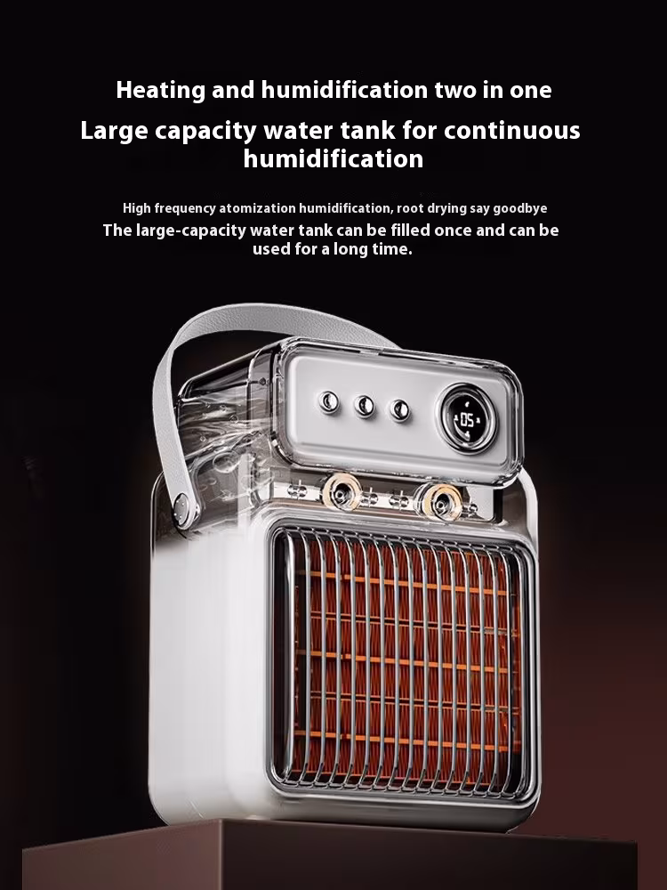 1200W 2 In 1 Efficient Room Heater Humidifying Table Heater Overheating Protections Heater Indoor Heater Suitable For Offices