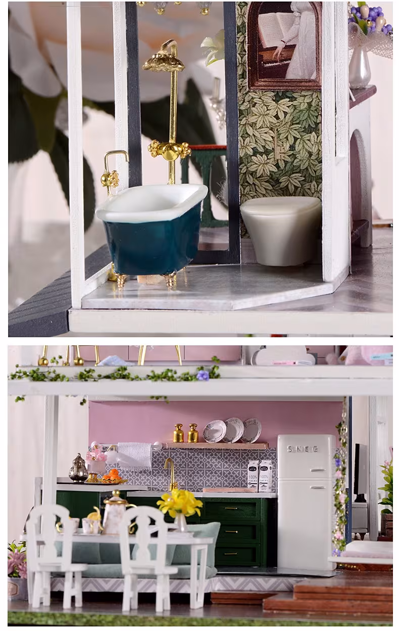 Cute Room New NYE Garden Toy Building Model