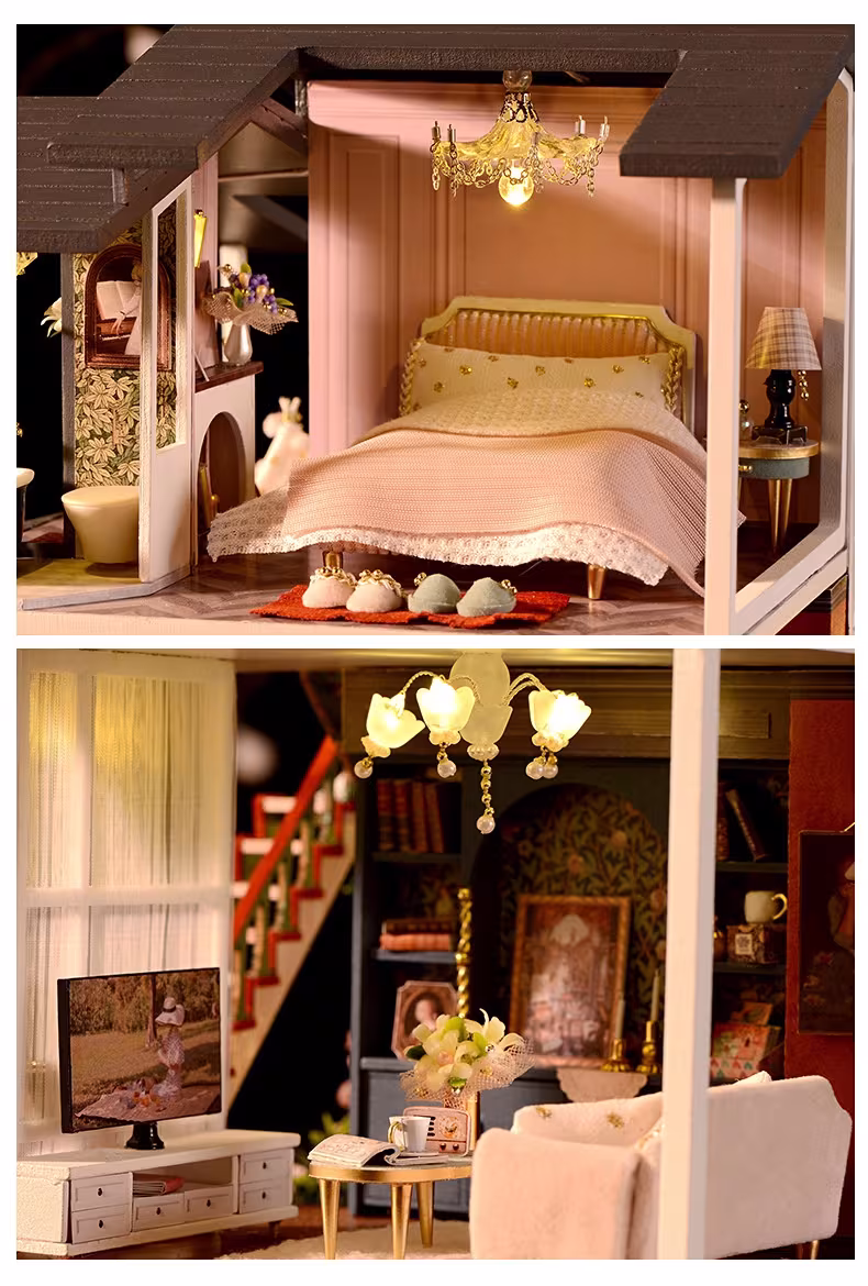 Cute Room New NYE Garden Toy Building Model