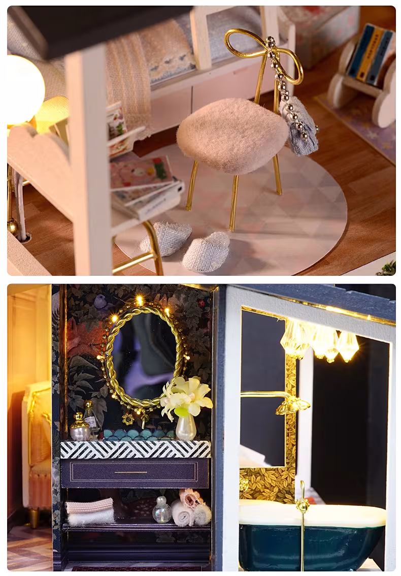 Cute Room New NYE Garden Toy Building Model