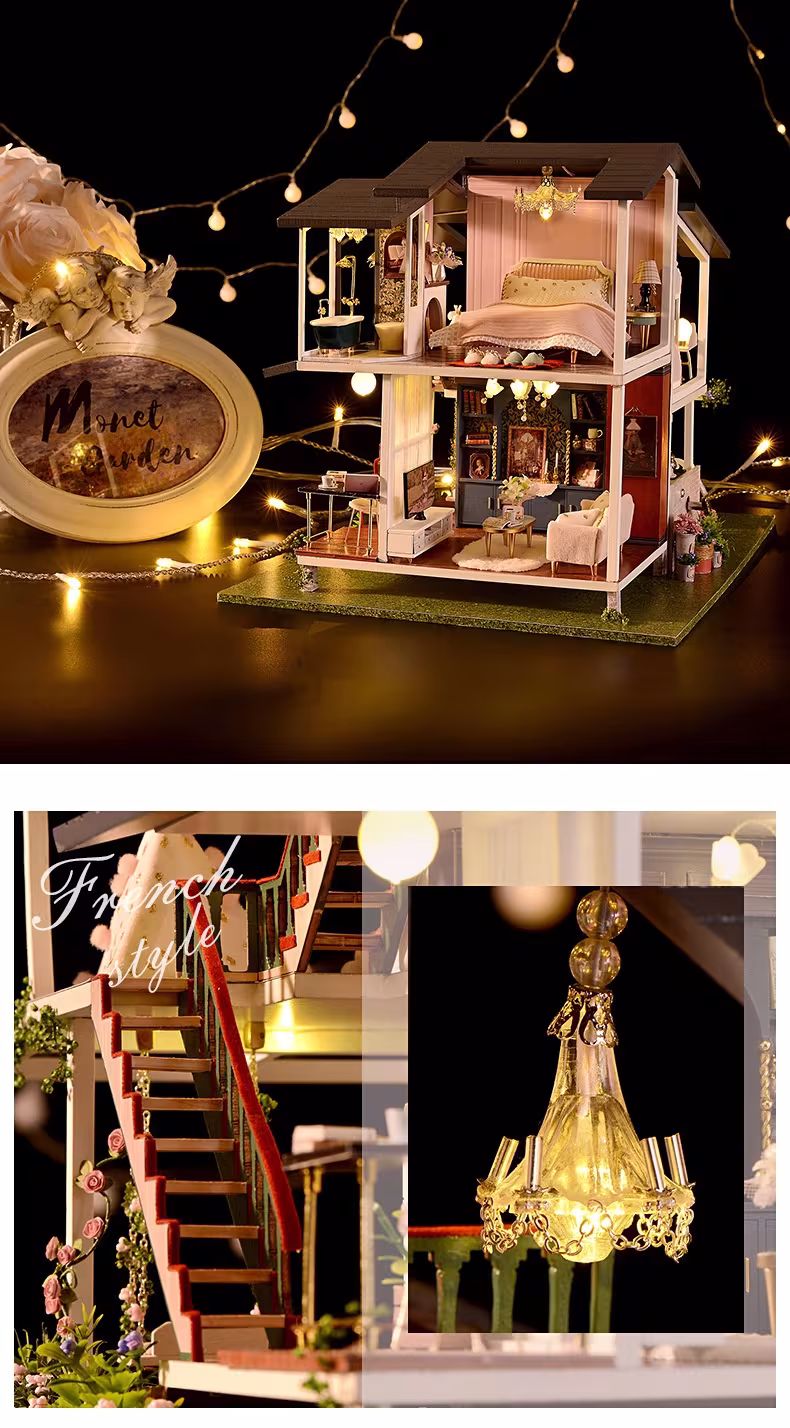 Cute Room New NYE Garden Toy Building Model
