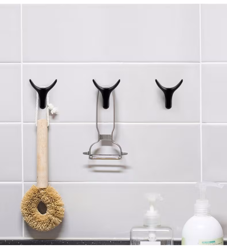Nordic Horn Clothes Bathroom Closet Door Wall-mounted Hook