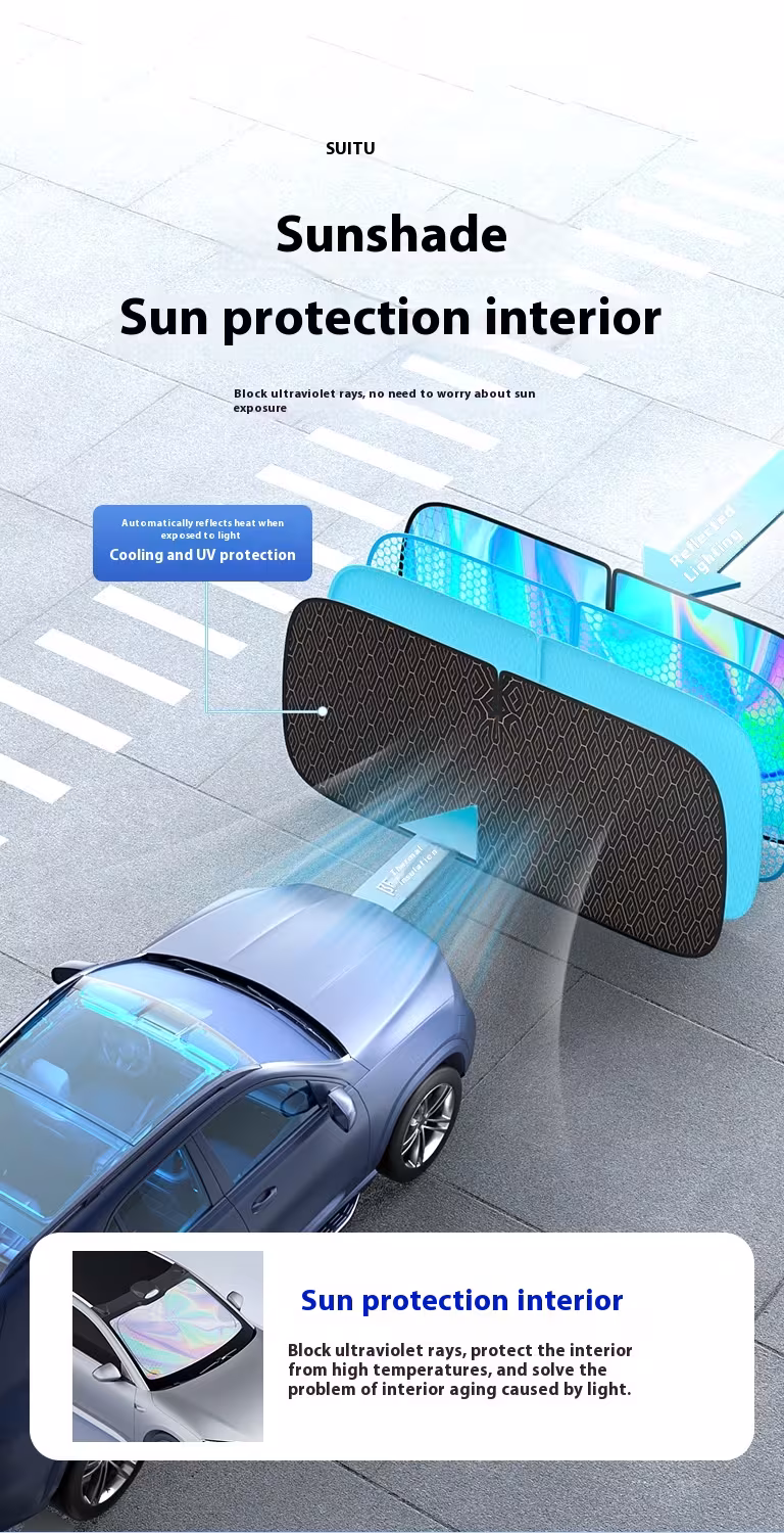 Car Laser Sun Shade Sun Protection Thermal Shroud
