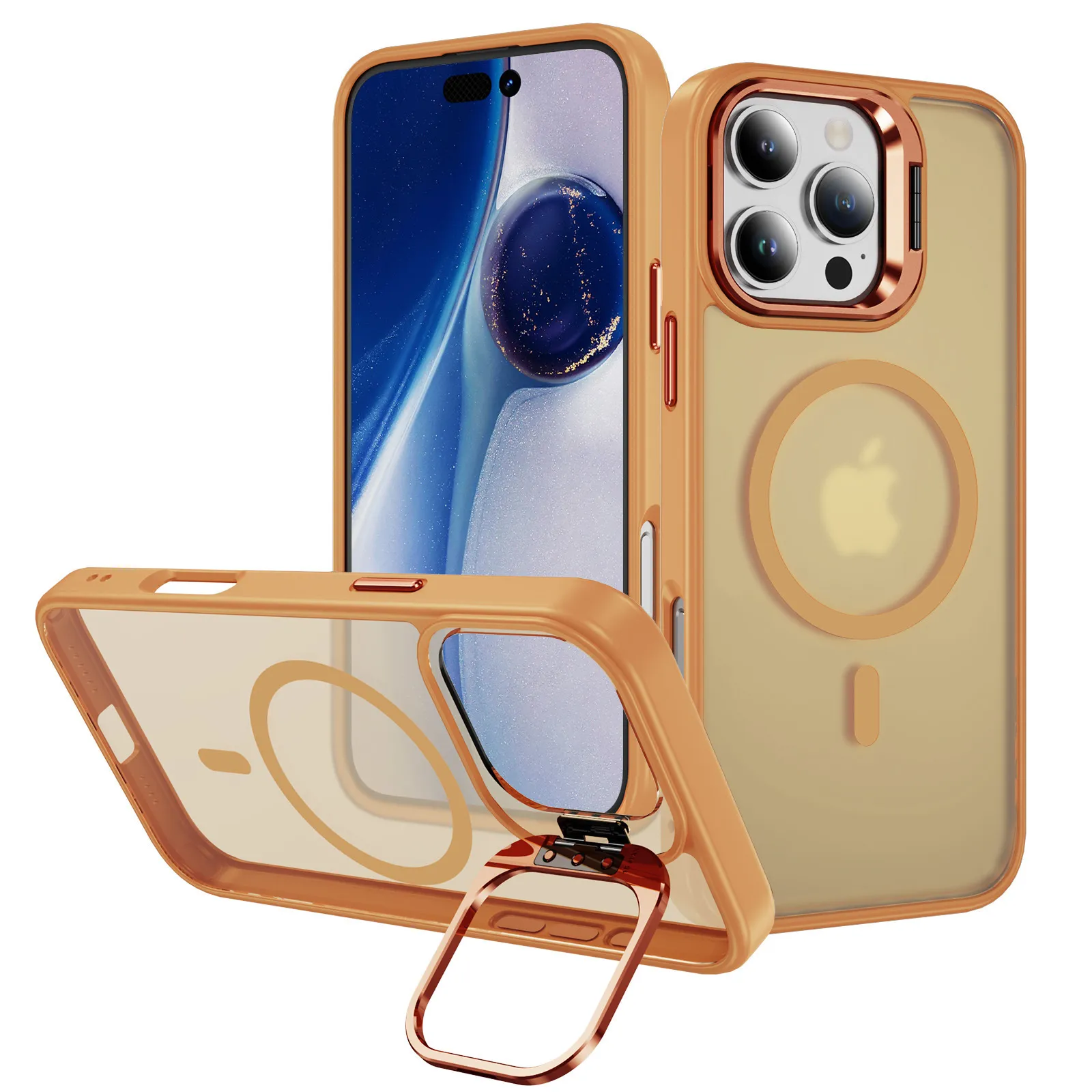 Magnetic Phone Case Lens Bracket Phone Case