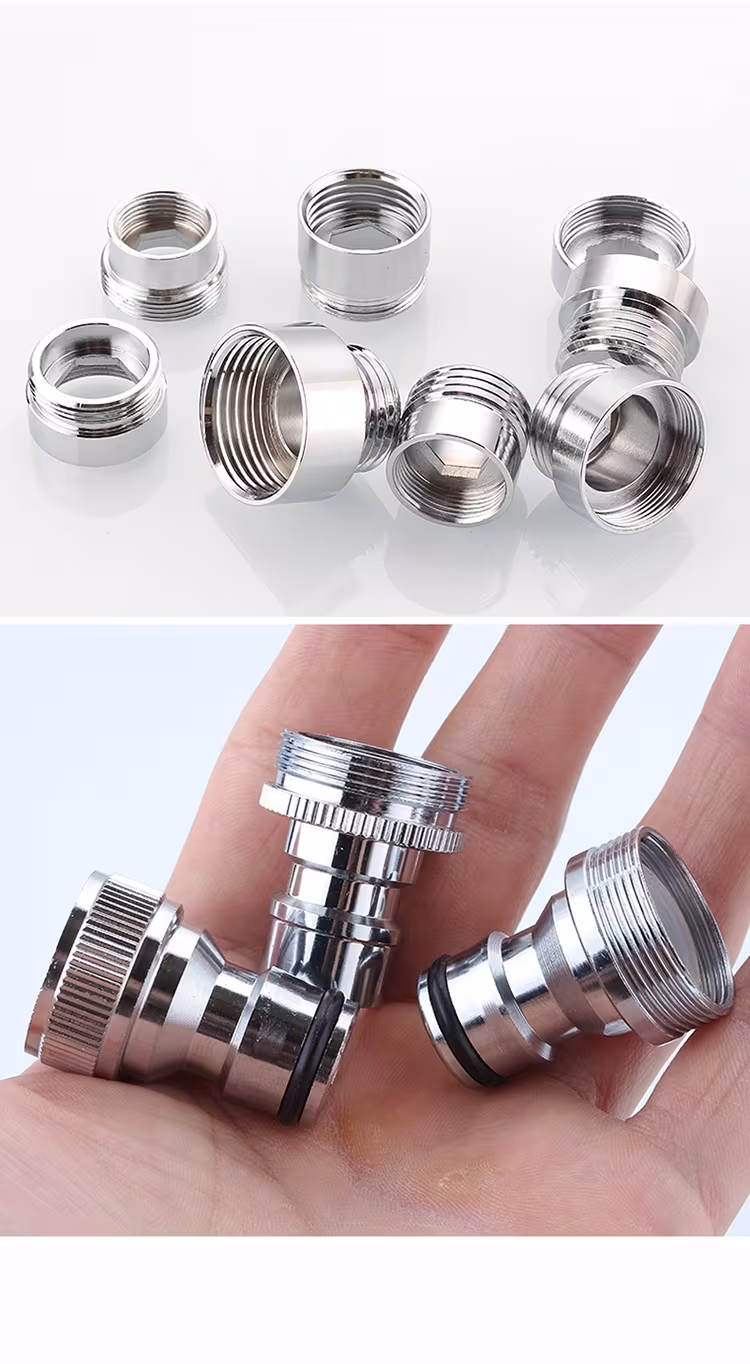 Minimally Designed Kitchen Faucet Adapter Accessories