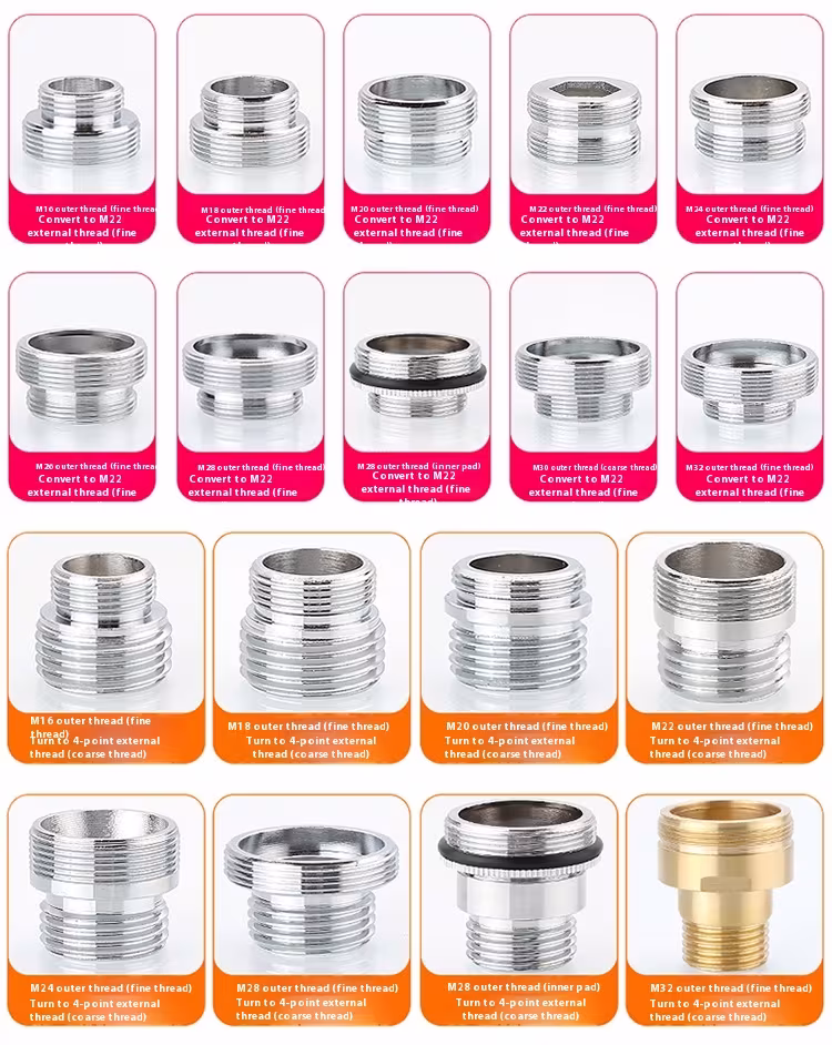 Minimally Designed Kitchen Faucet Adapter Accessories