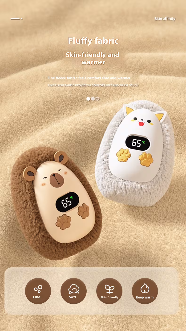 Rechargeable Portable Hand Warmer Designed For Easy Carrying During Outdoor Activities Like Hiking And Camping
