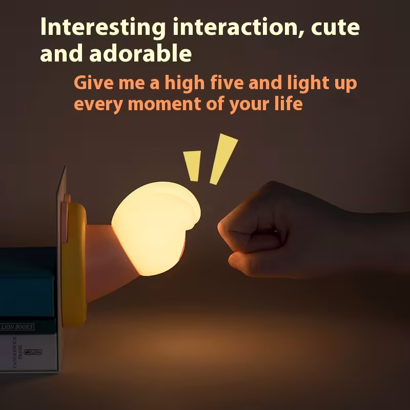 Nightstand Lamp Cat Paw Desk Lamp 3 Brightness Dimmable Rechargeable Tap Lamp Atmosphere Light For Bedroom Living Room Home Decor
