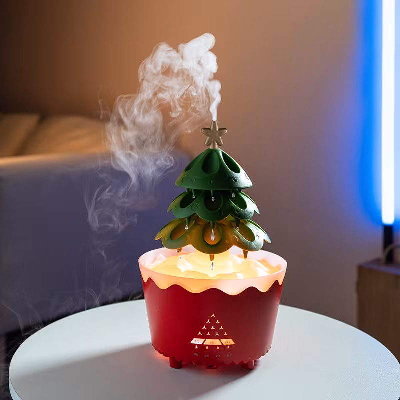 New Design Essential Oil Aroma Diffuser Household Mute Small Remote Control Humidifier Suitable For Home Christmas Gift