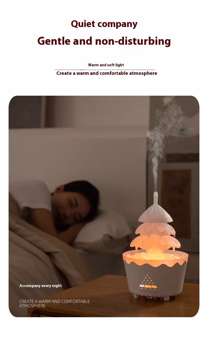 New Design Essential Oil Aroma Diffuser Household Mute Small Remote Control Humidifier Suitable For Home Christmas Gift