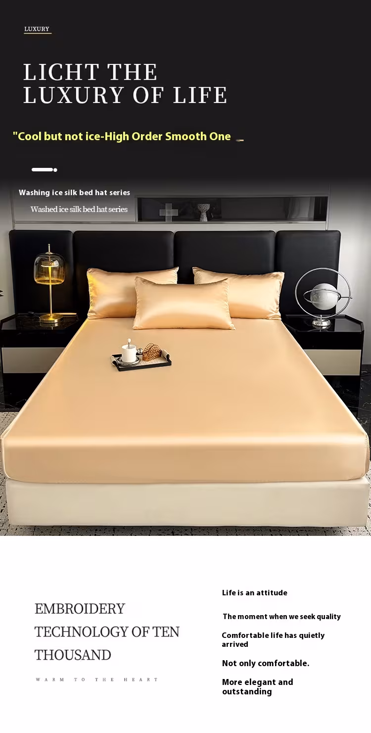 Fitted Sheet And Bed Sheet Pillowcase Four-piece Set Bed Sheet
