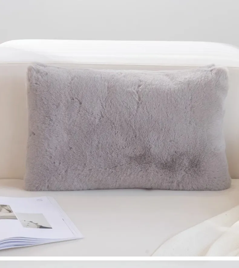 Bed Pillow Sofa Cushion Plush Pillowcase