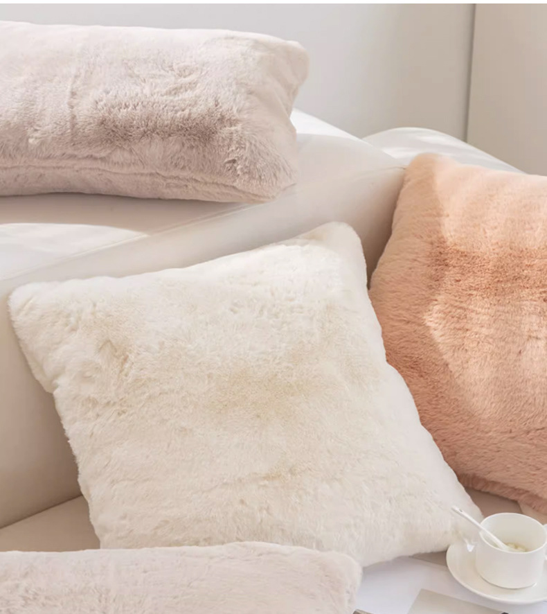 Bed Pillow Sofa Cushion Plush Pillowcase