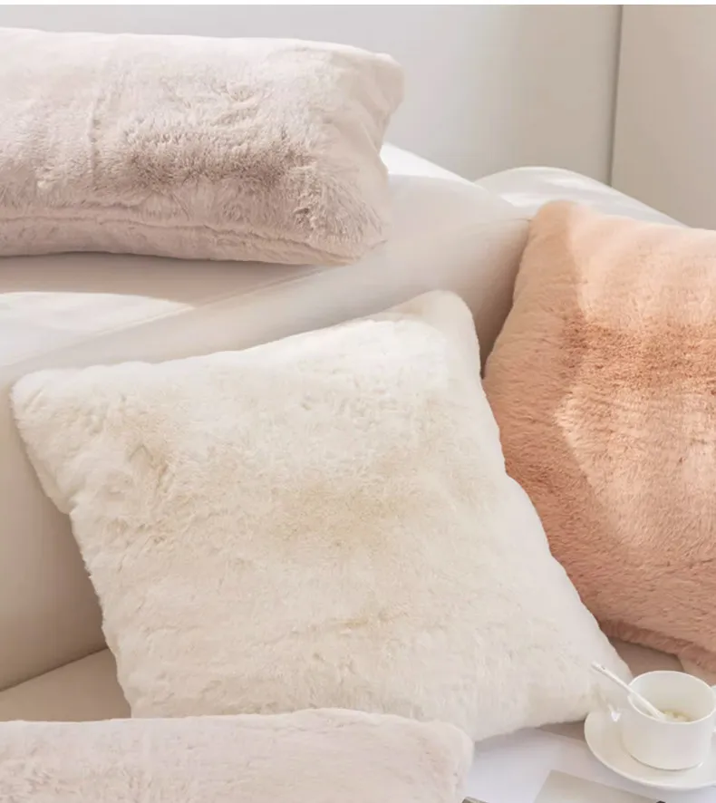 Bed Pillow Sofa Cushion Plush Pillowcase