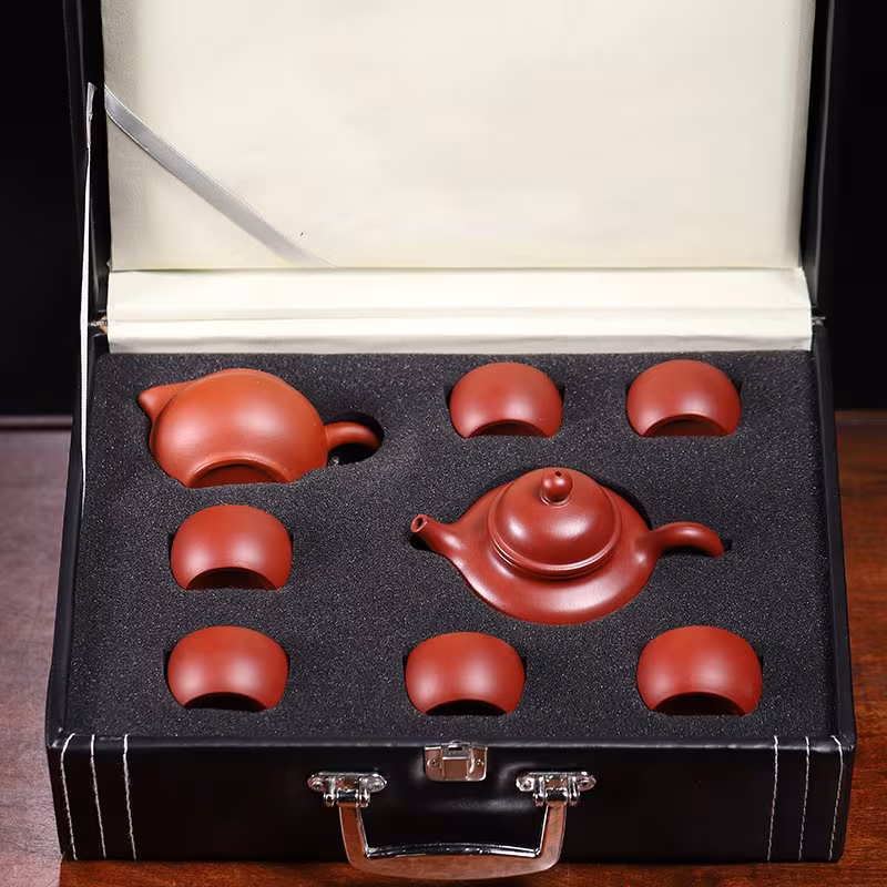 Handmade Teapot Gift Set Hand Painted