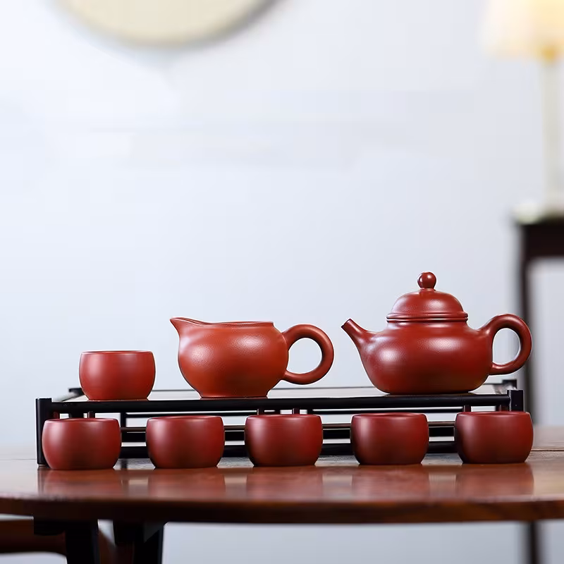 Handmade Teapot Gift Set Hand Painted
