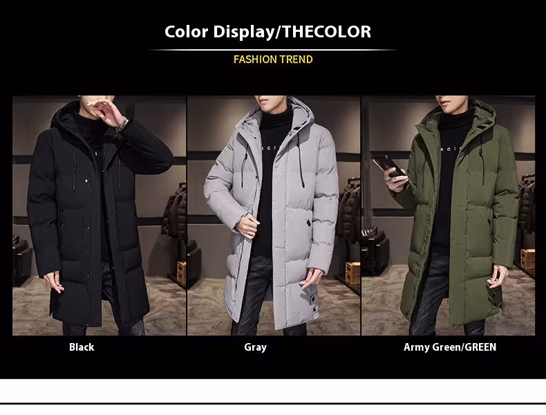 Fashionable And Handsome Thickened Work Clothes Cotton Coat Winter Clothing Down Men