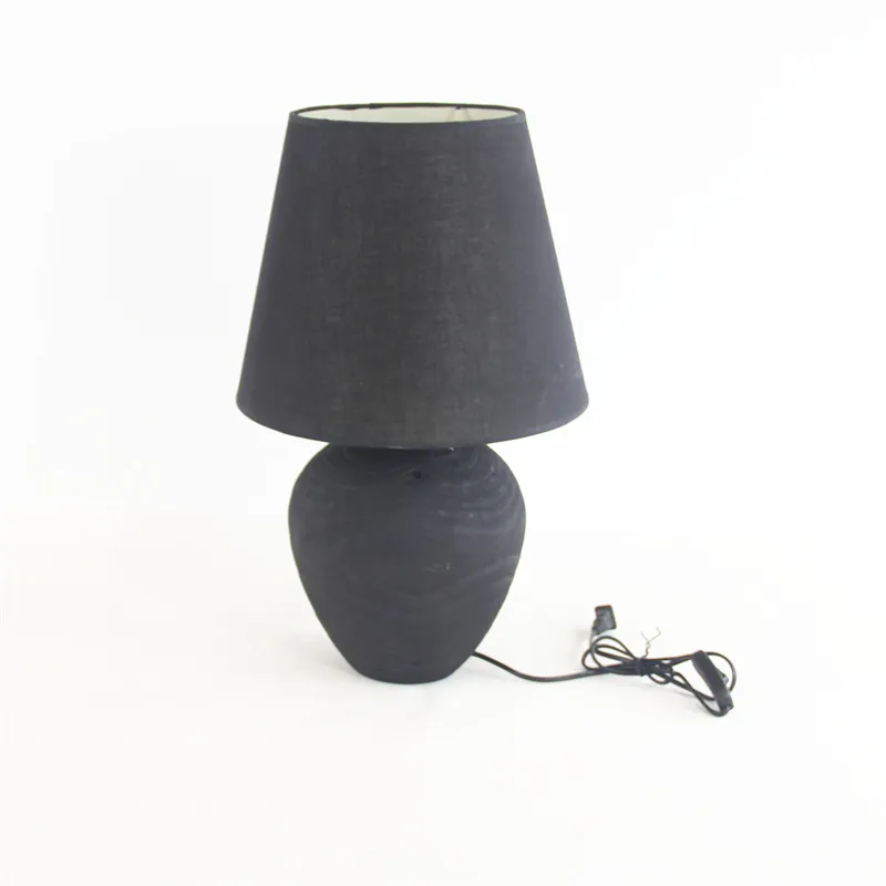 Handmade Wooden Silent Style Table Lamp Home Homestay Hotel Atmosphere Decoration Craft Ornaments